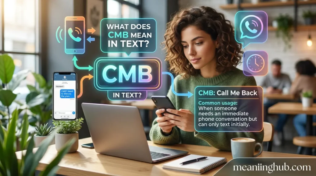 What Does CMB Mean in Text