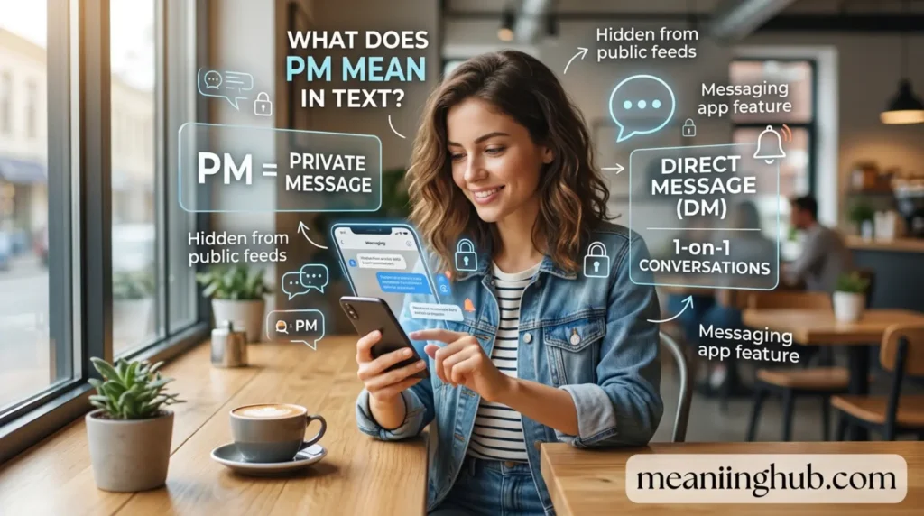 What Does PM Mean in Text