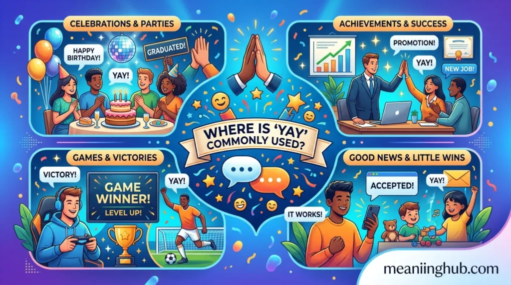 Where Is Yay Commonly Used