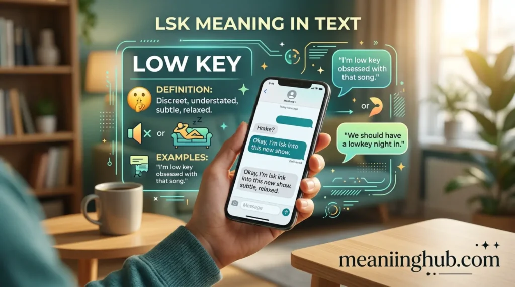 What does lsk meaning in text