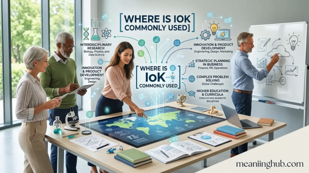 Where is iok commonly used