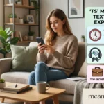 TS Meaning in Text Explained