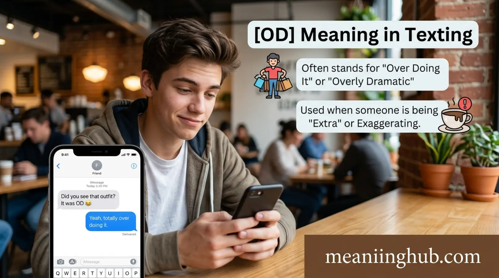 od meaning in text