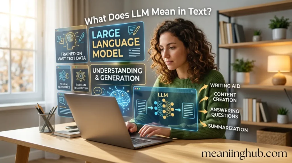 What Does LLM Mean in Text