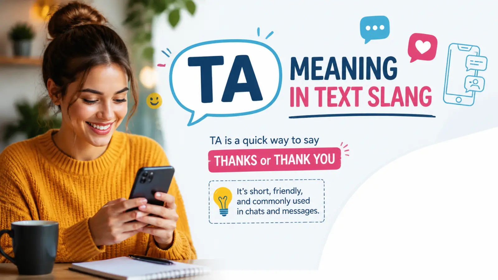 ta meaning in text slang