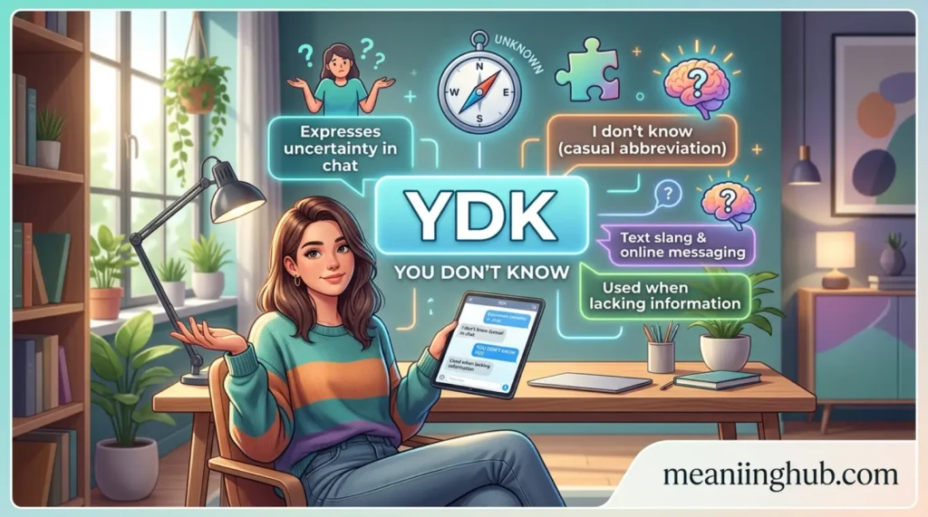 What Does YDK Mean in Text
