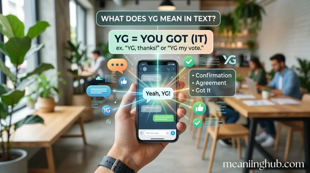 What Does YG Mean in Text