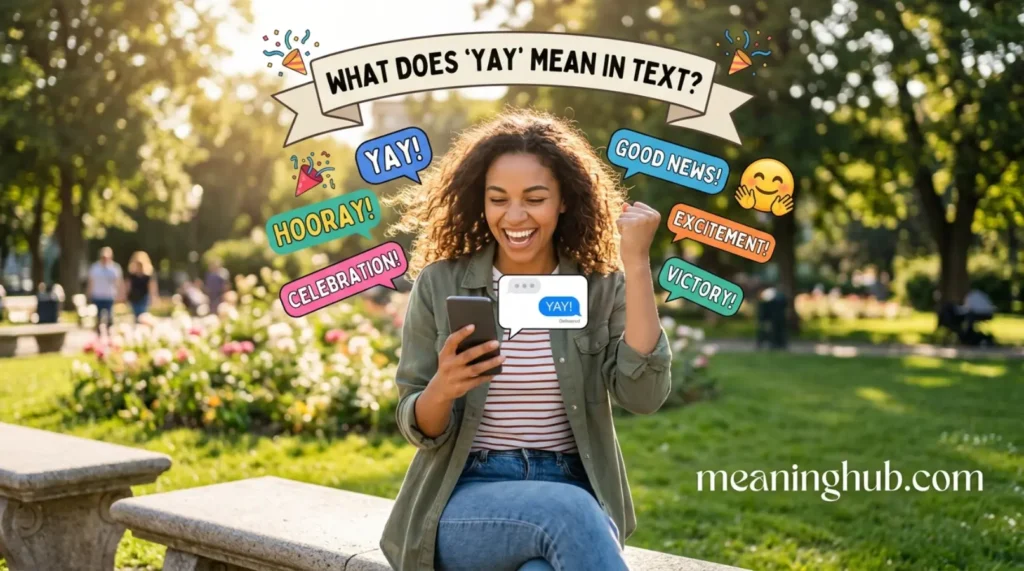 What Does Yay Mean in Text