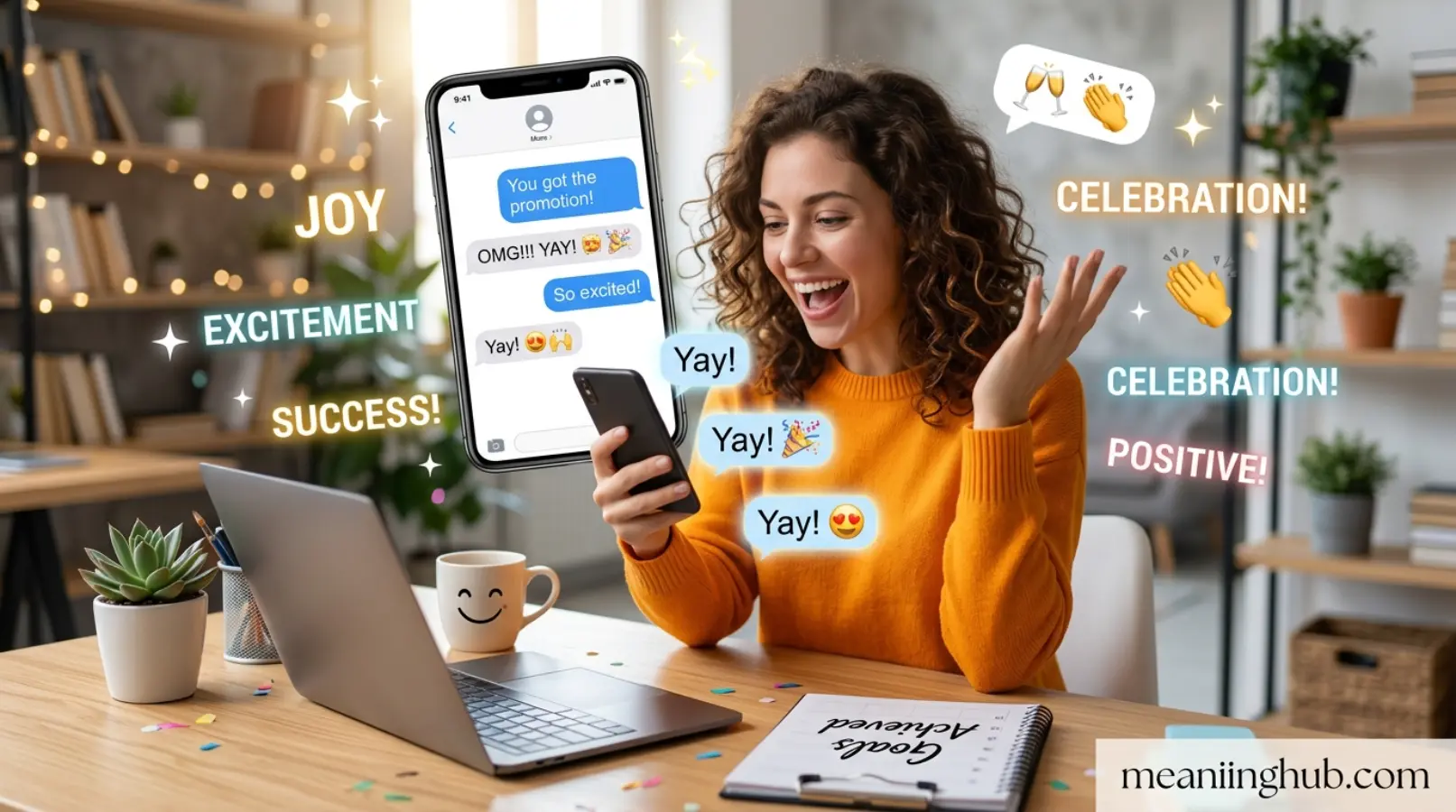 Yay Meaning in Chat & Messages