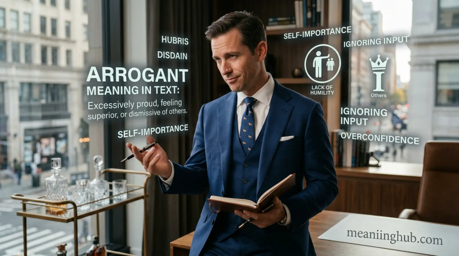 Arrogant Meaning in Text