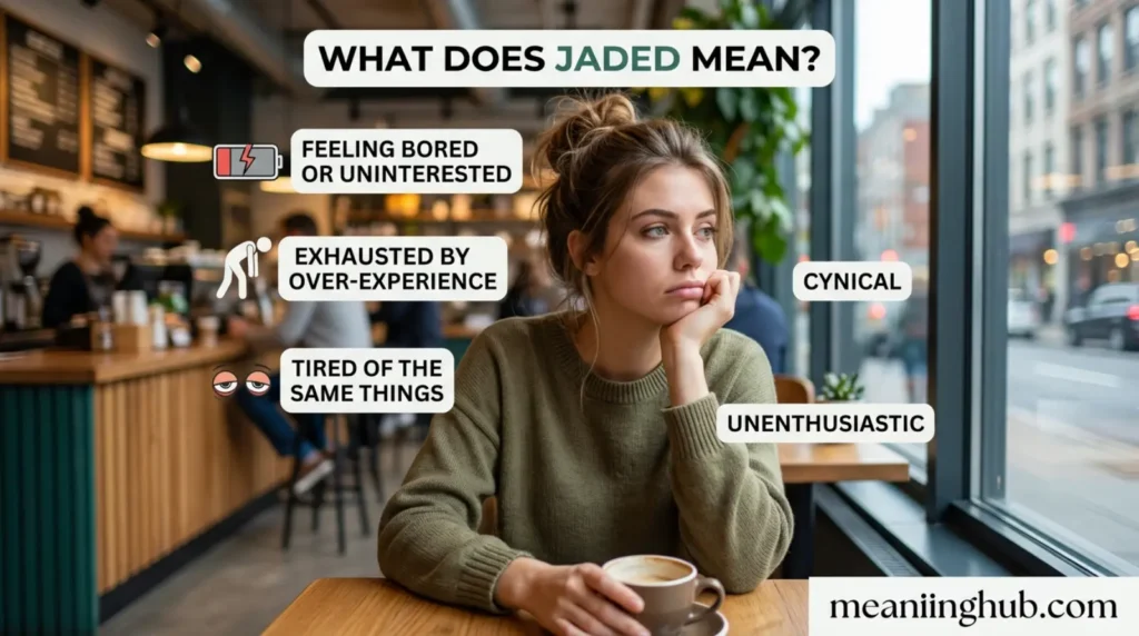 What Does Jaded Mean in Text