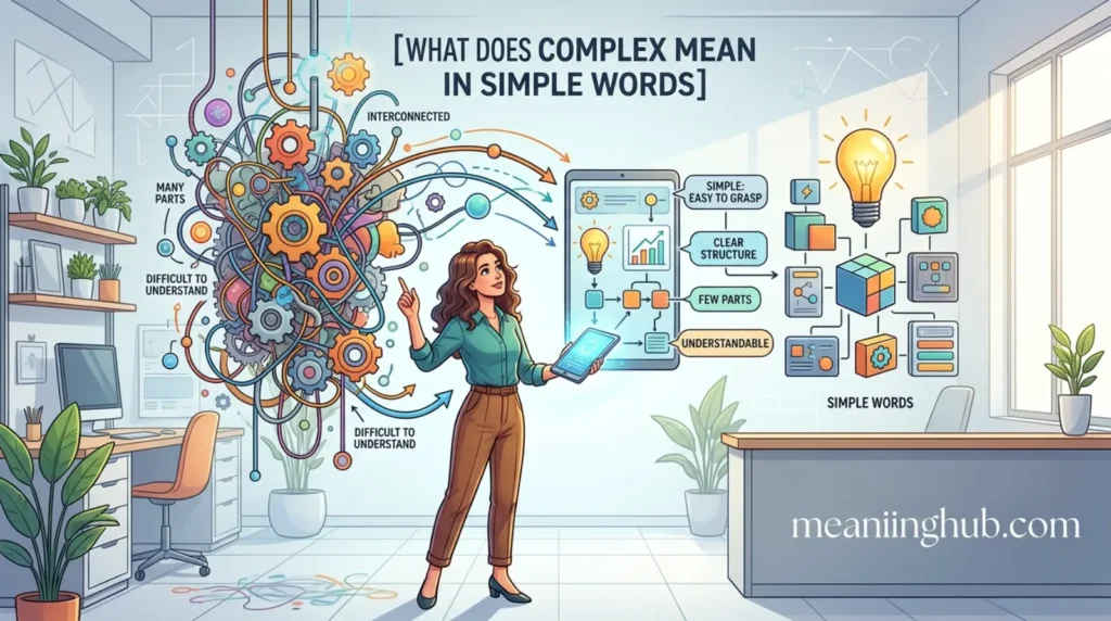 What Does Complex Mean in Simple Words
