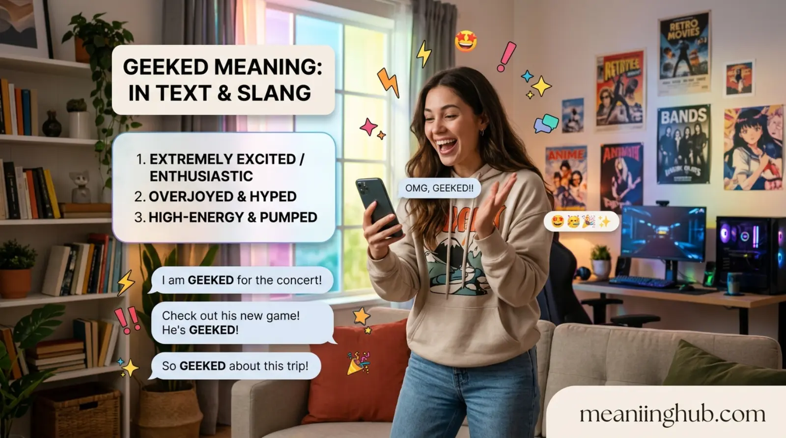Geeked Meaning in Text