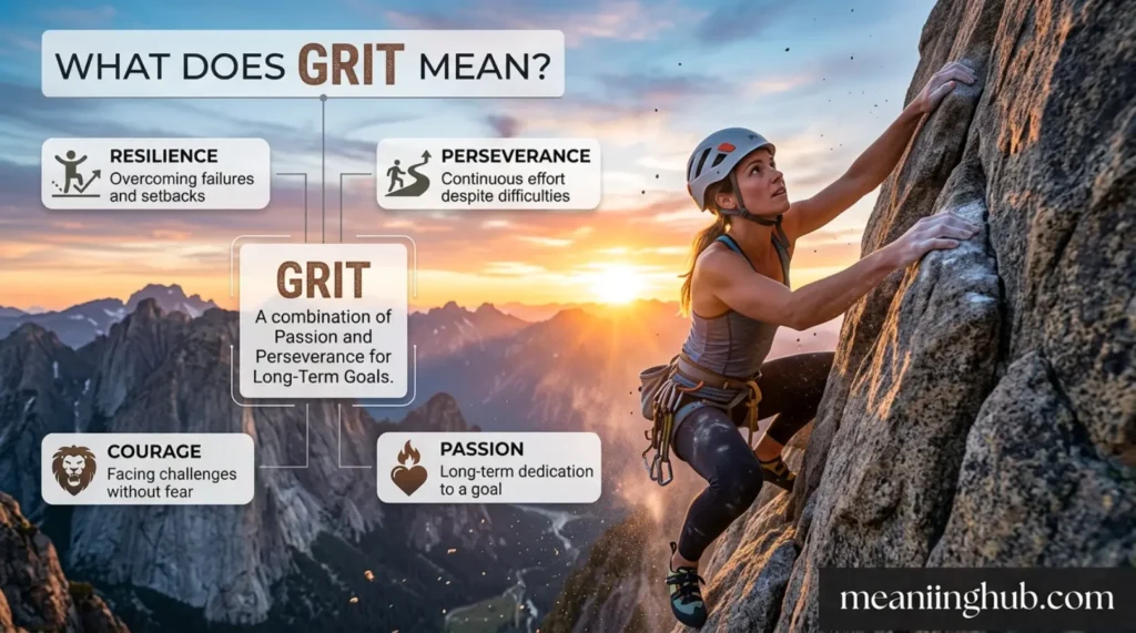 What Does Grit Mean in Text