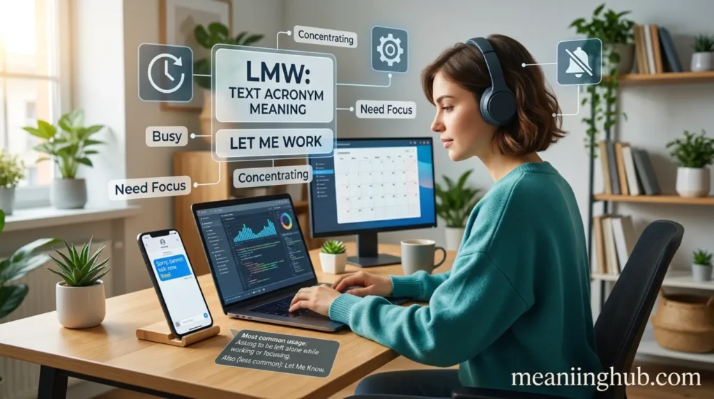 What does lmw mean in text