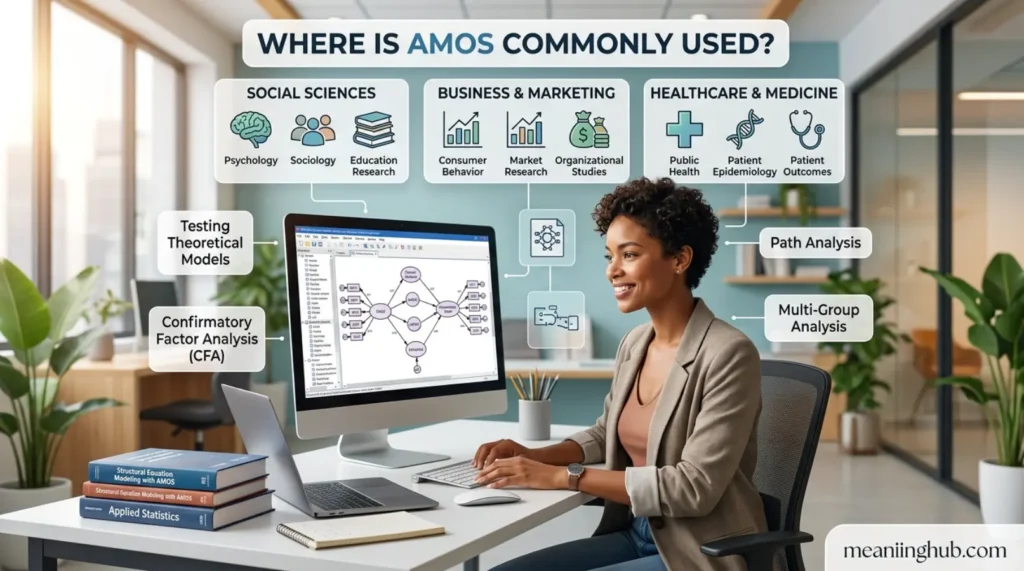 Where Is AMOS Commonly Used