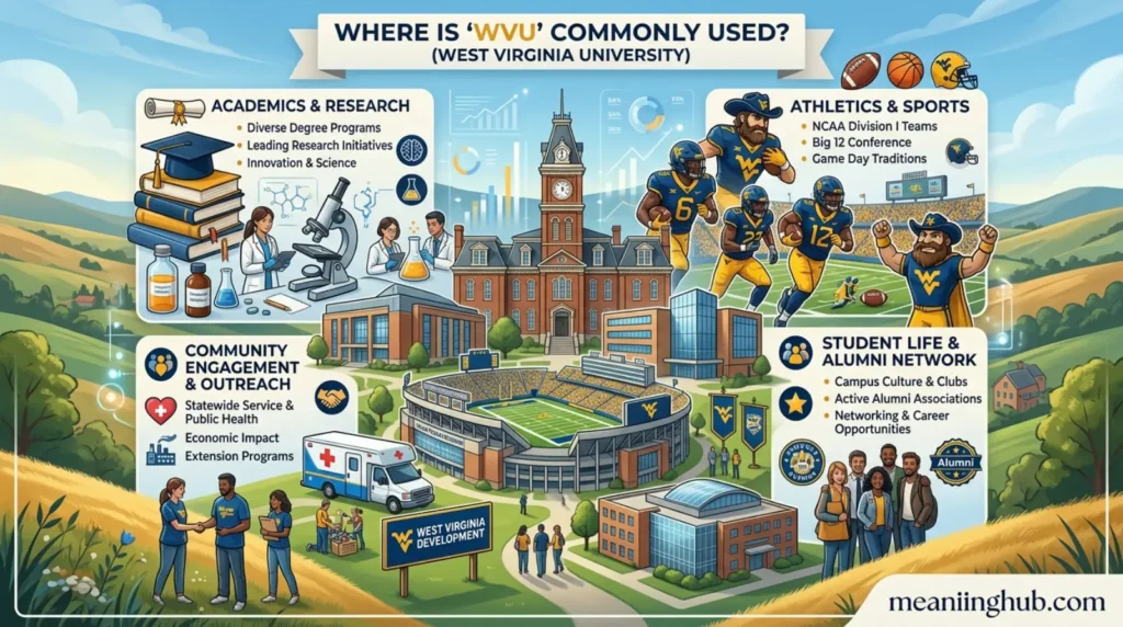 Where Is WVU Commonly Used