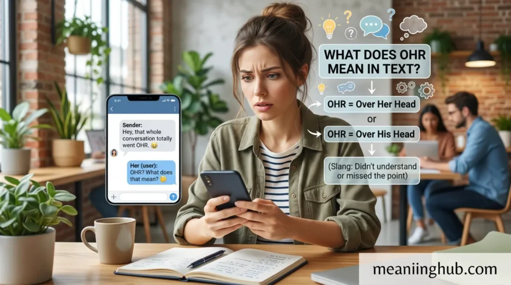 What Does OHR Mean in Text