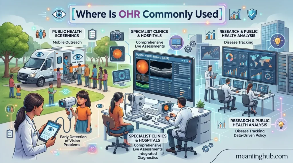 Where Is OHR Commonly Used