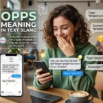 Opps Meaning in Text
