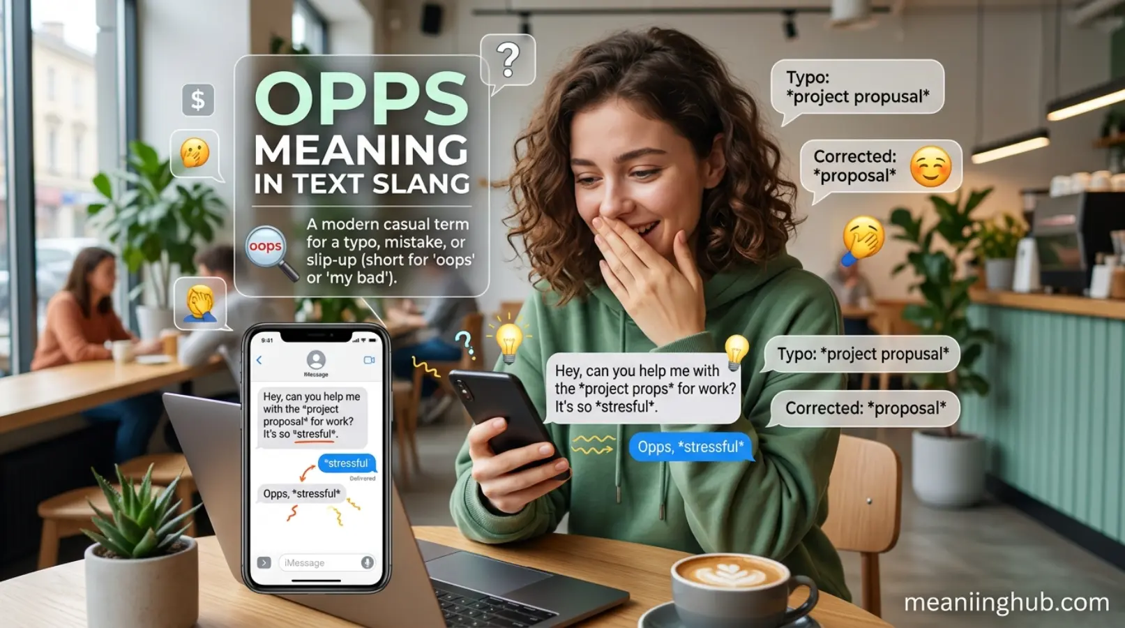 Opps Meaning in Text