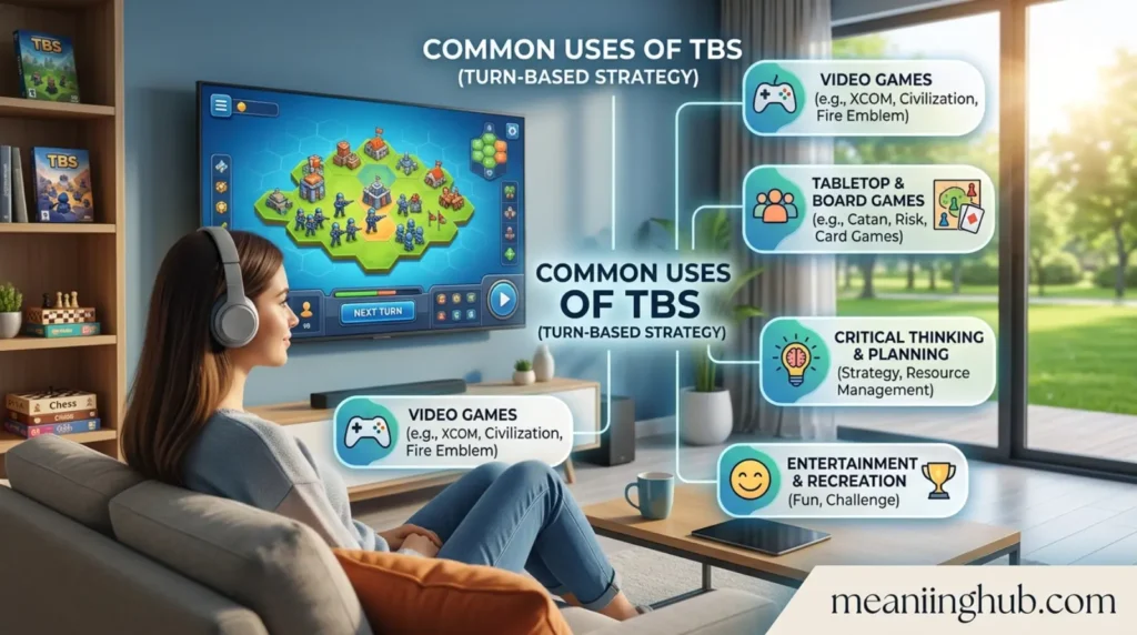 Where is TBS commonly used