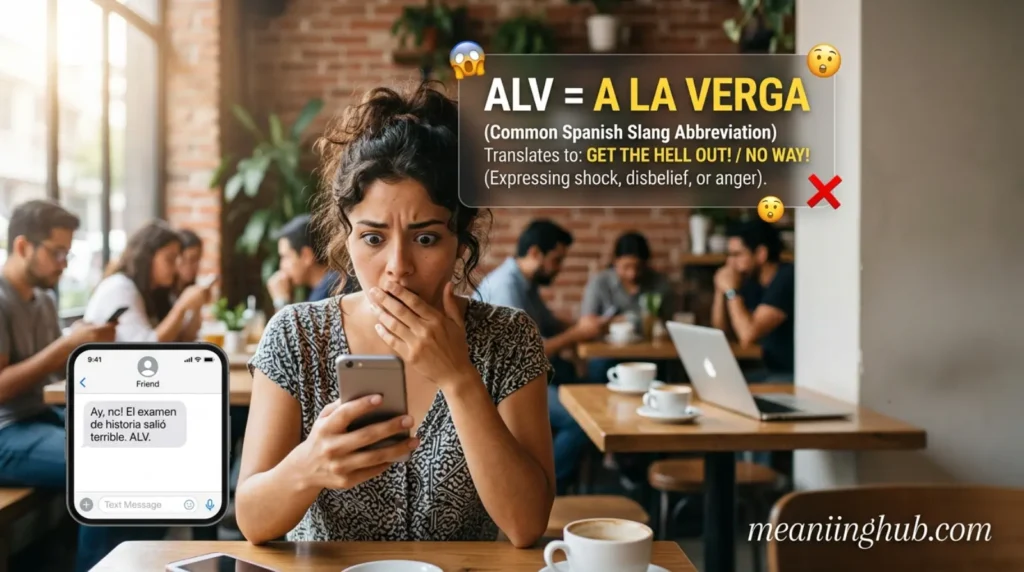 What does alv mean in text