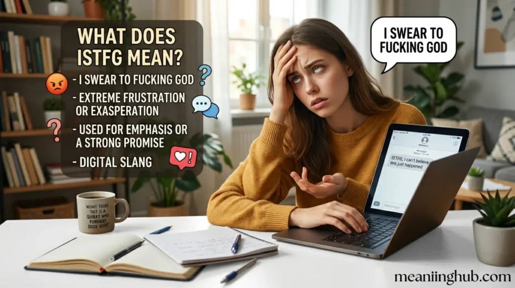 What does istfg mean in text