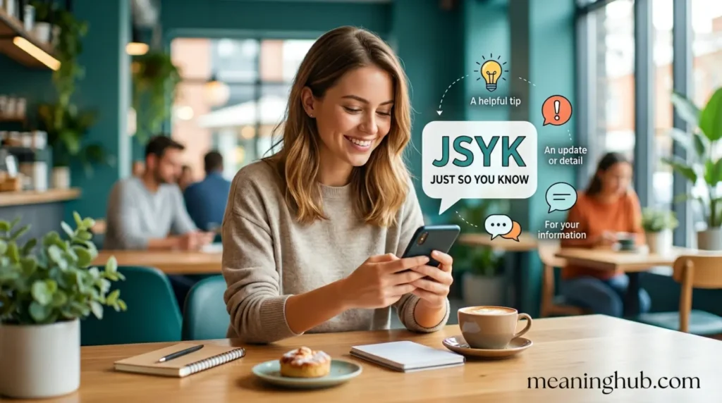 What Does JSYK Mean in Text