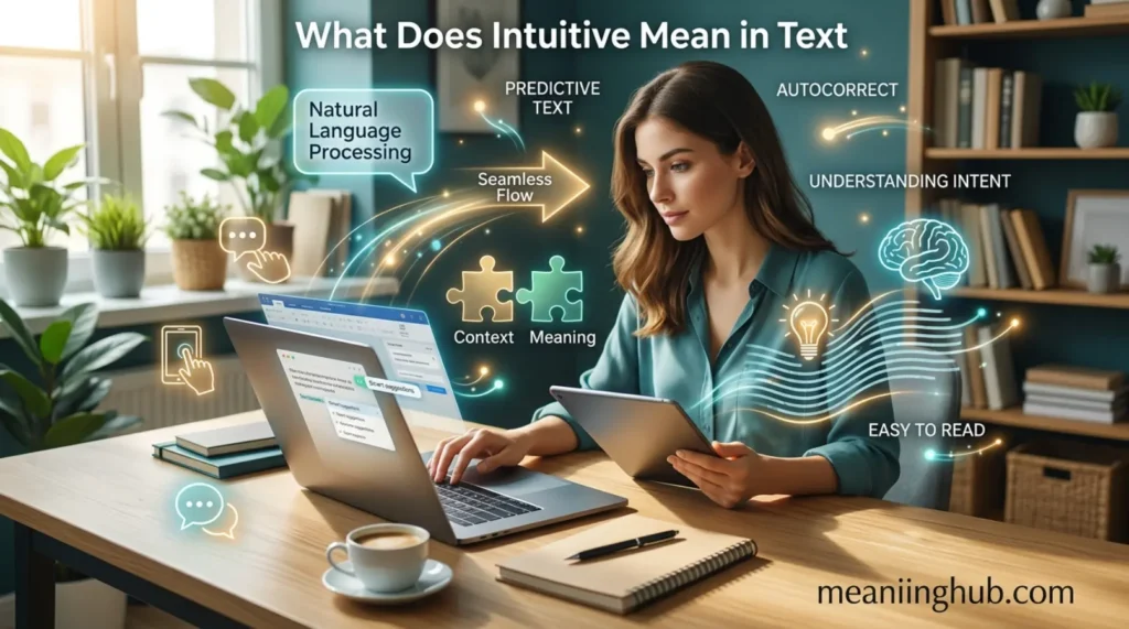 What Does Intuitive Mean in Text