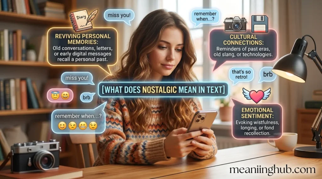 What Does Nostalgic Mean in Text
