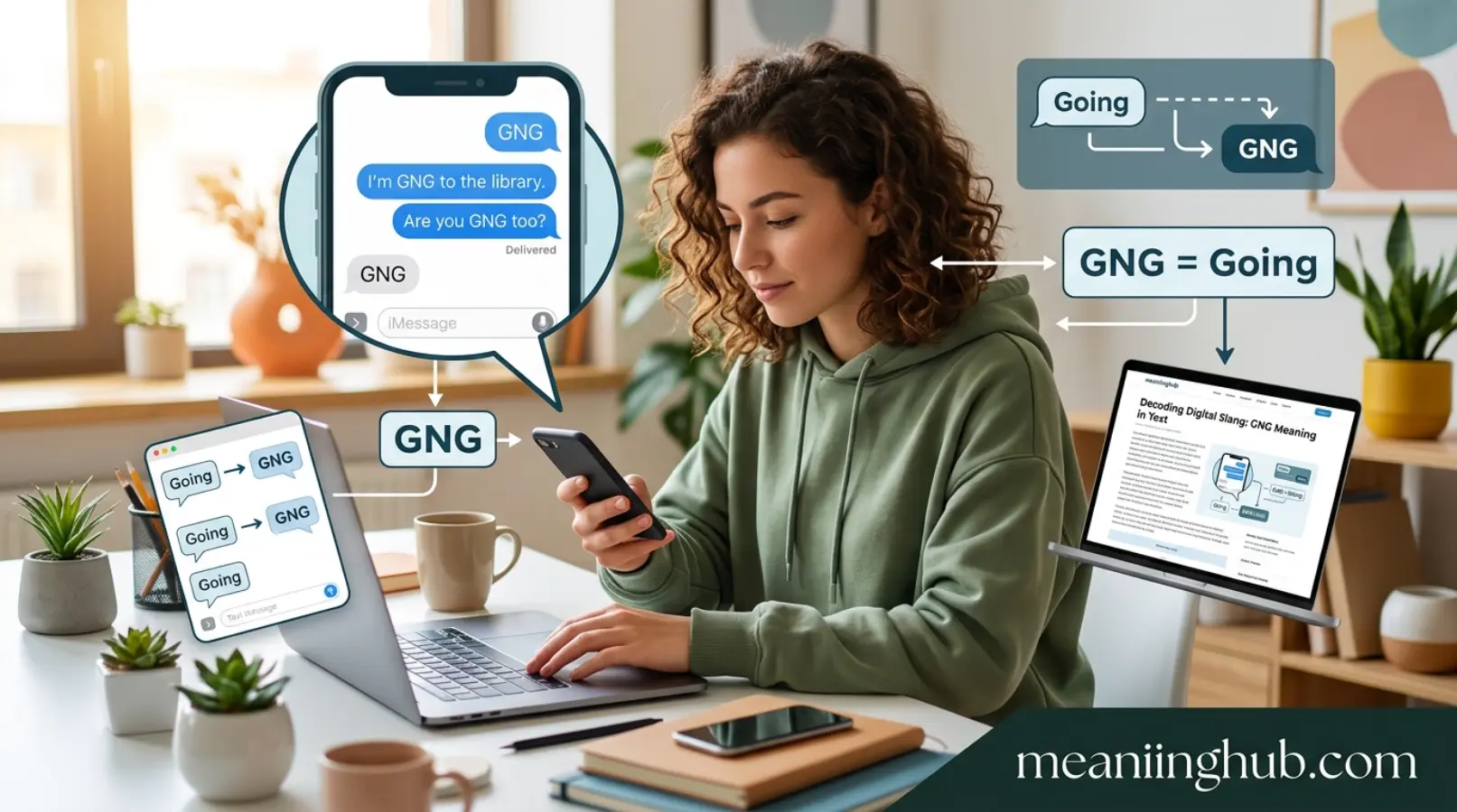 GNG Meaning in Text