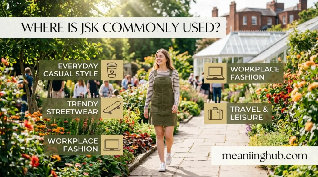 Where is JSK commonly used