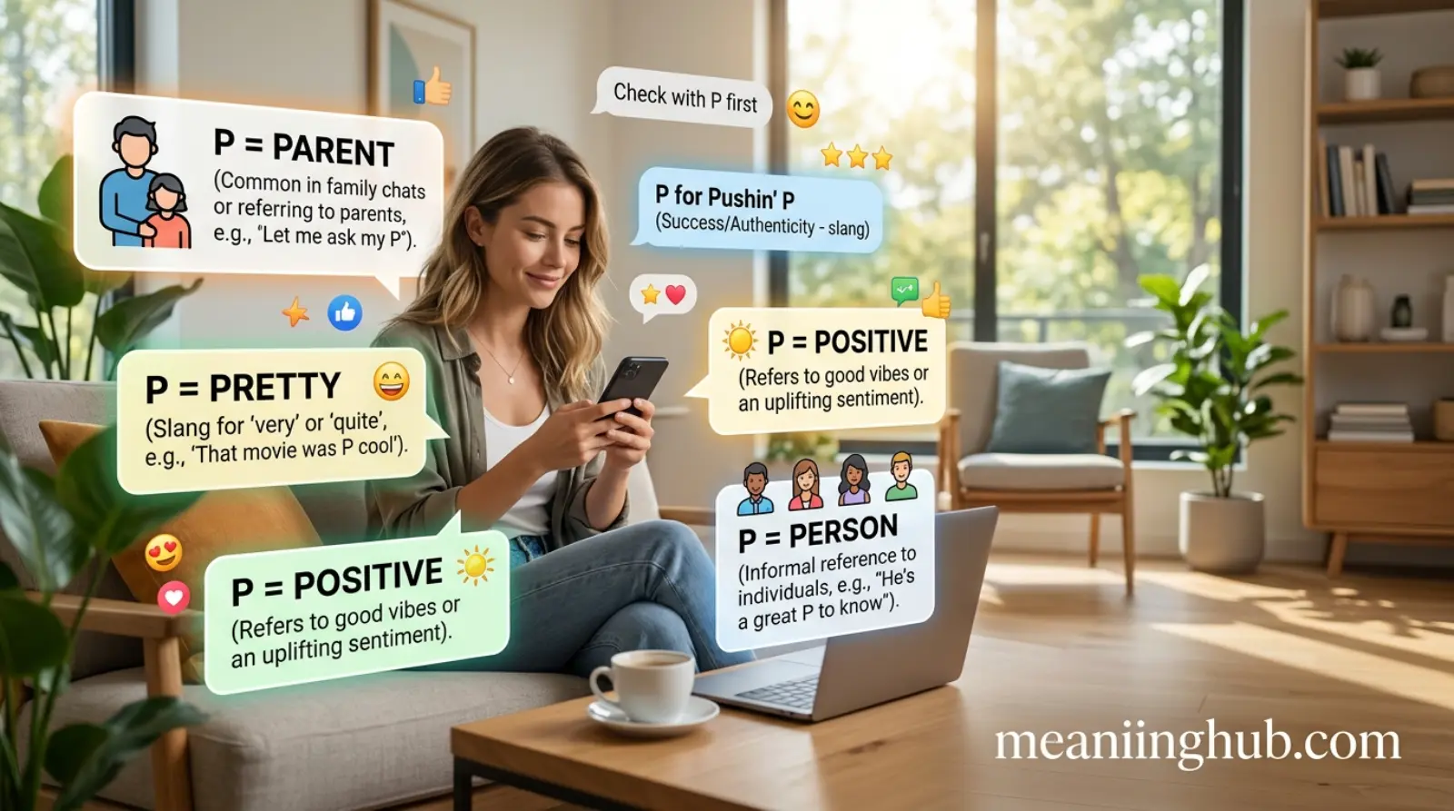 P Meaning in Text