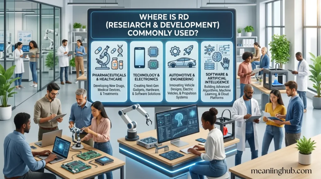 Where is RD commonly used