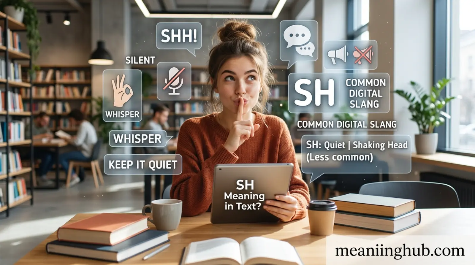 SH Meaning in Text