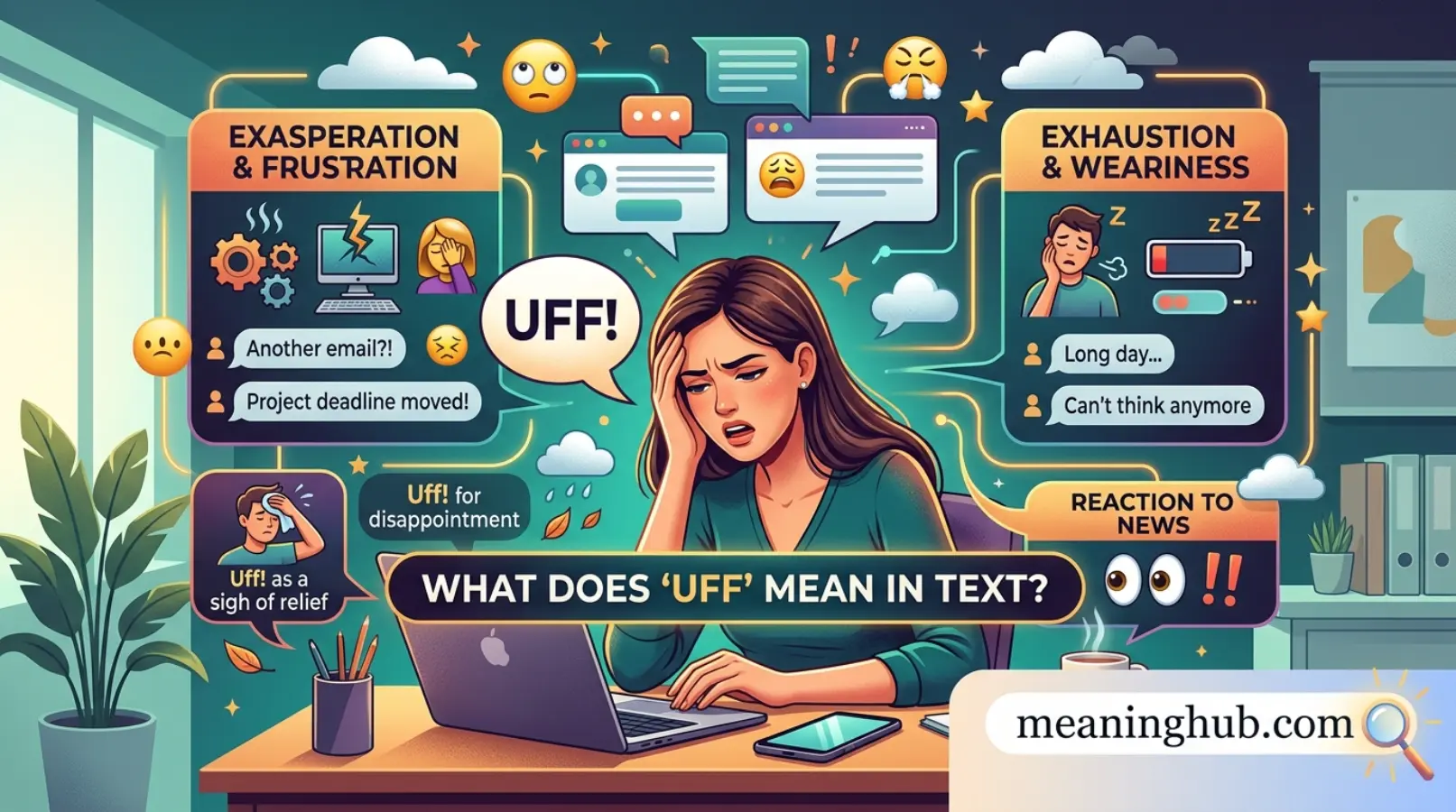 Uff Meaning in Text
