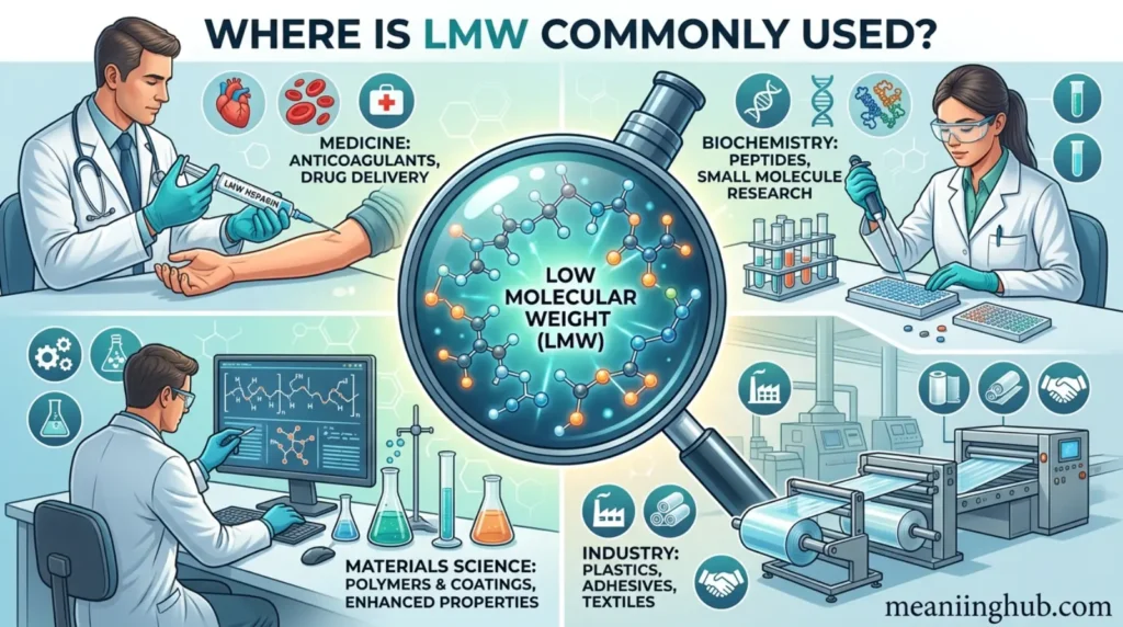 Where is lmw commonly used