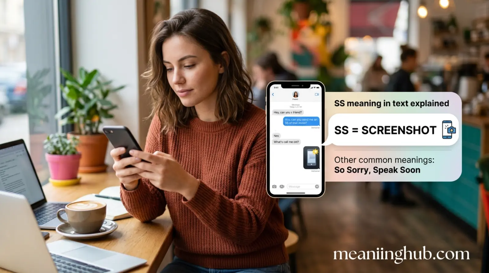 SS Meaning in Text