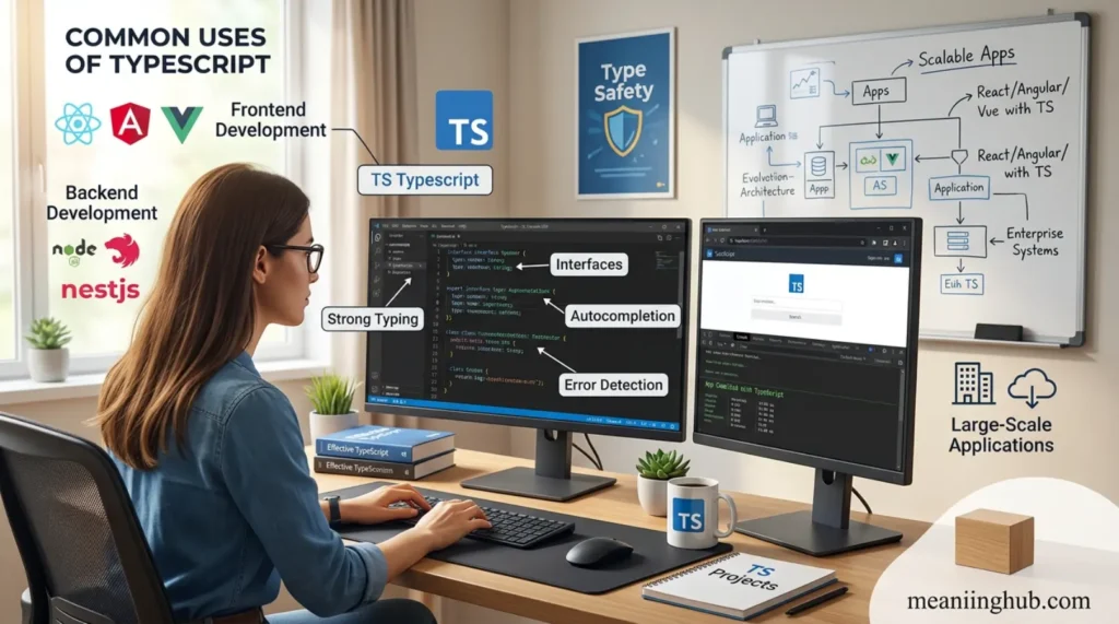 Where is ts commonly used