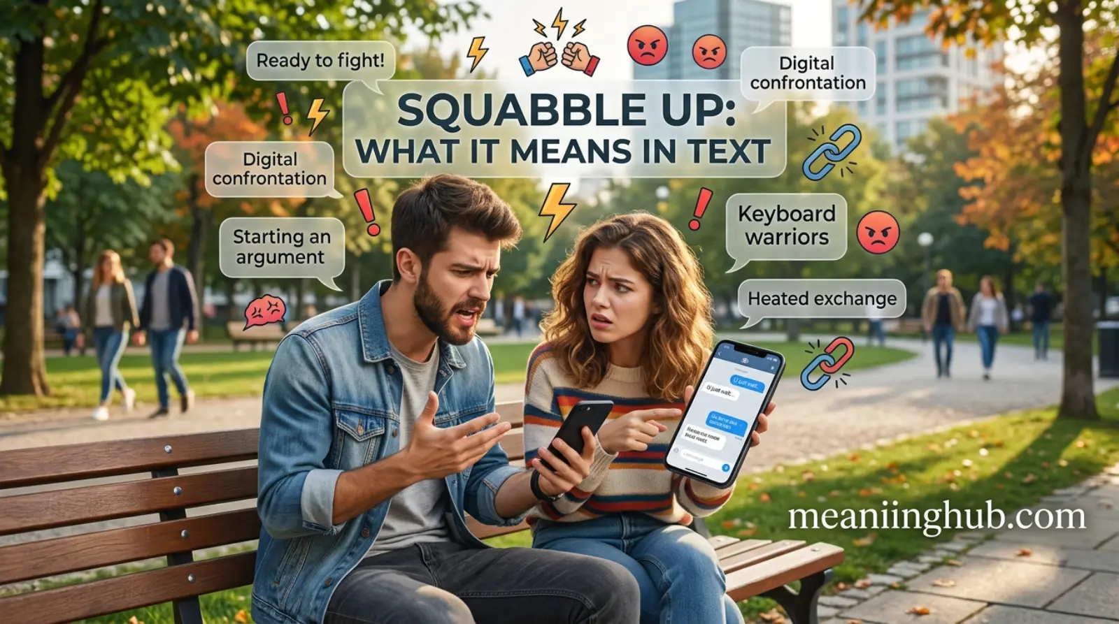 Squabble Up Meaning in Text