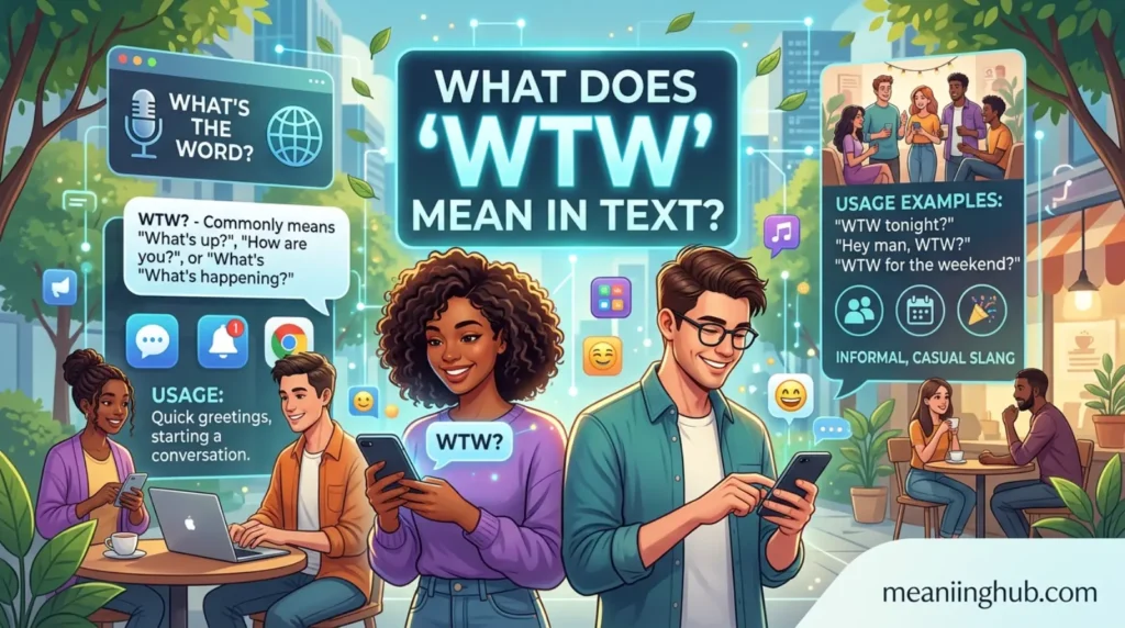 What Does WTW Mean in Text