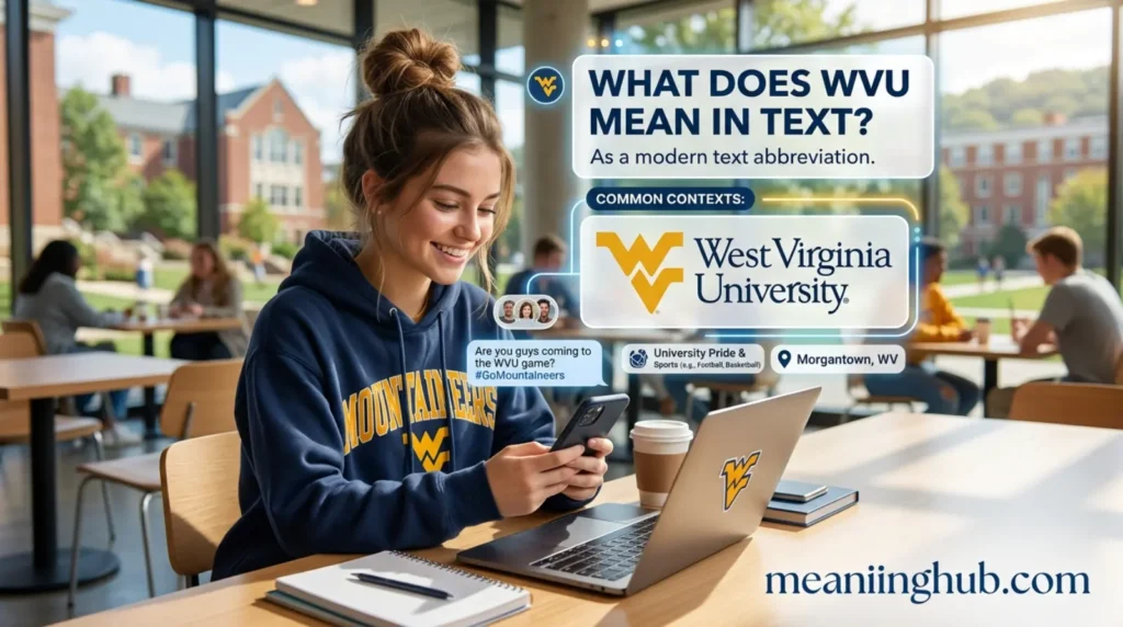 What Does WVU Mean in Text