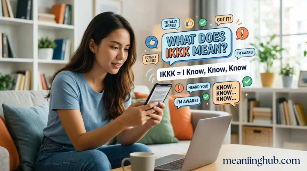 What Does IKKK Mean in Text
