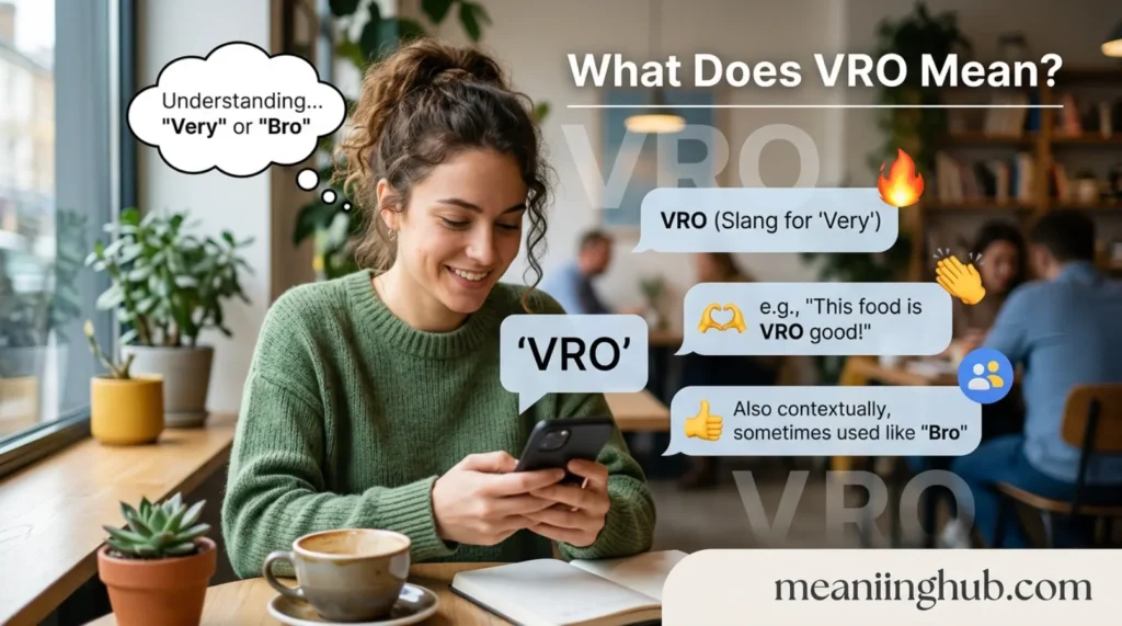 What Does VRO Mean in Text