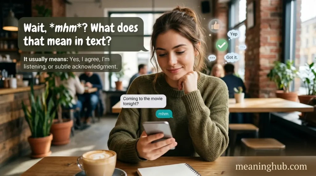 What Does Mhm Mean in Text