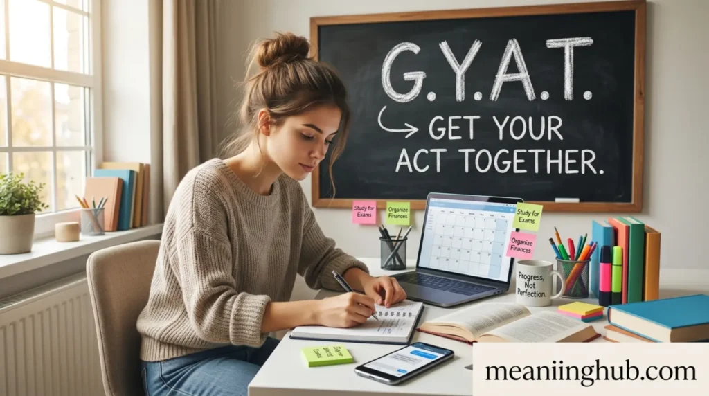 What does gyat meaning in text