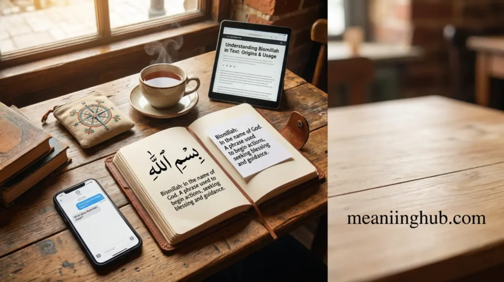 What Does Bismillah Mean in Text
