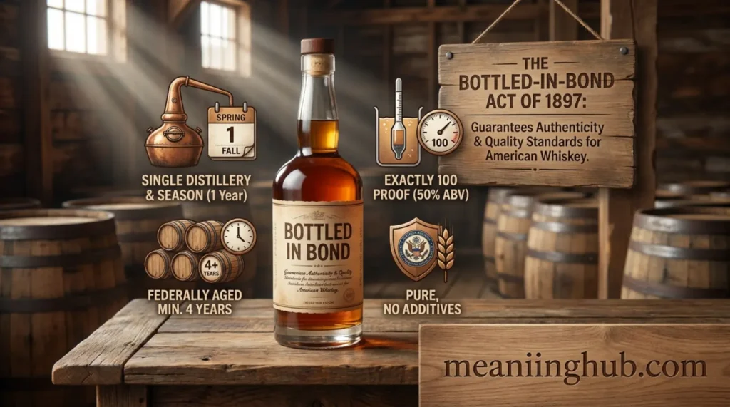 Why does Bottled in Bond matter?