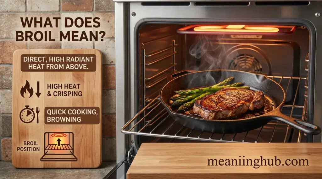 What Does Broil Mean